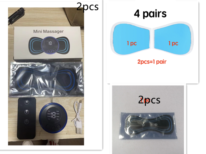 Mini Massage Pad Smart LCD Display Electrotherapy Massager - Image 9