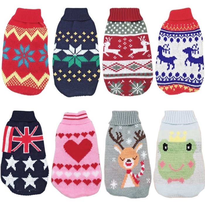 Christmas Cat Dog Sweater Pullover - Image 20