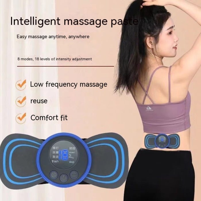 Mini Massage Pad Smart LCD Display Electrotherapy Massager