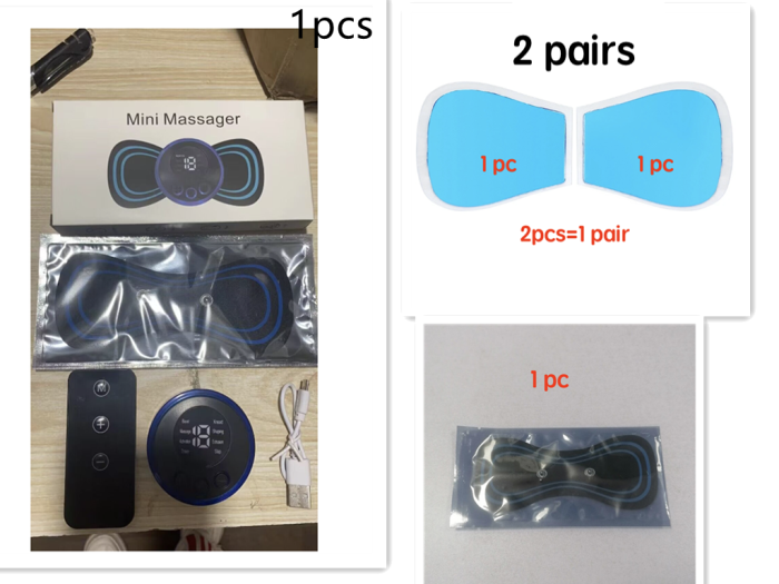 Mini Massage Pad Smart LCD Display Electrotherapy Massager - Image 16